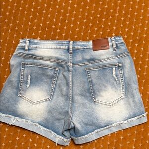 Denim Distressed Women Shorts